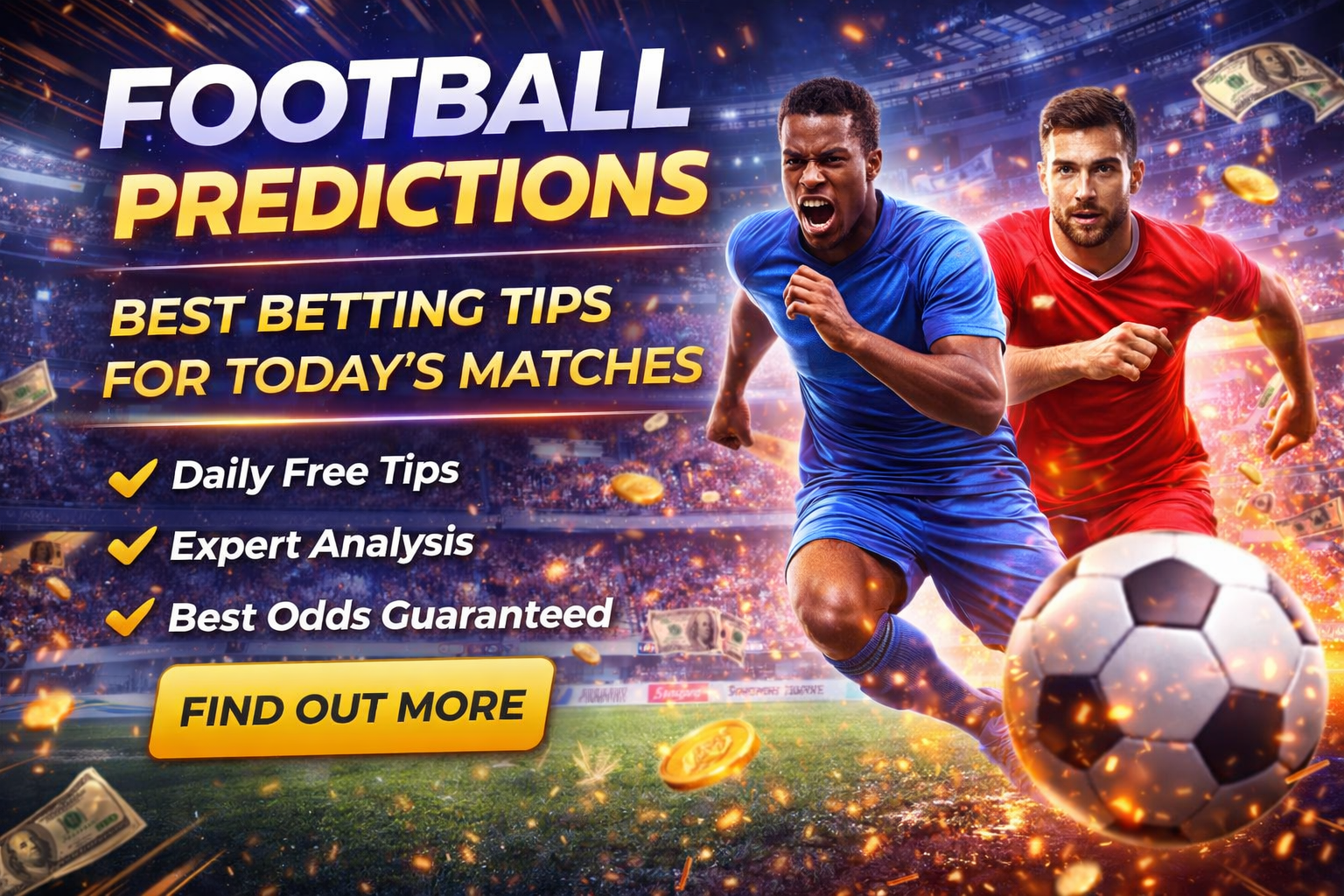 Football predictions homepage section banner