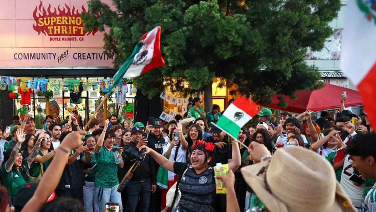In Los Angeles, Mexico fans make every World Cup game their own